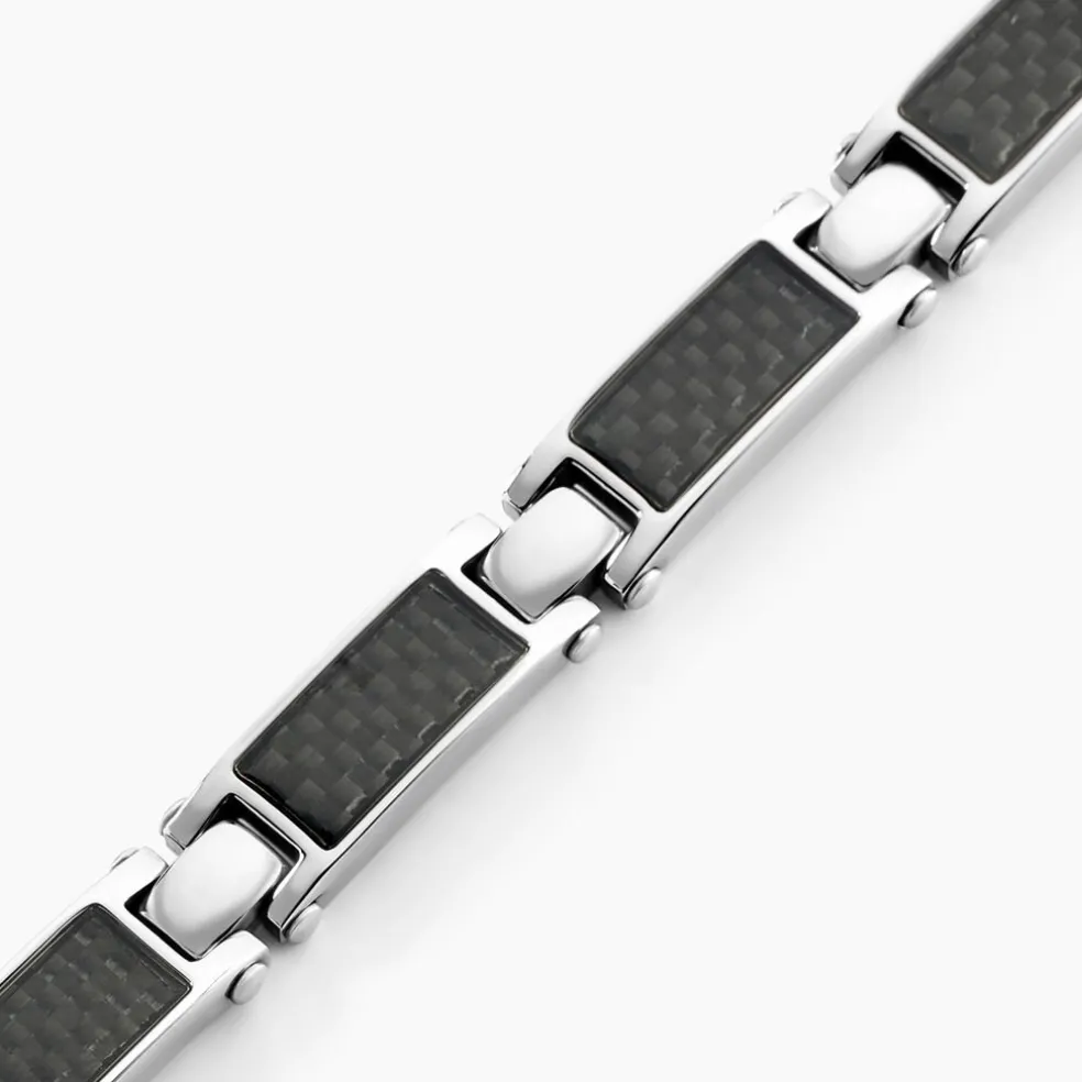 Bracelet Arnaud Acier Blanc