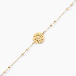 Bracelet Artea Plaqué Or Jaune Oxyde De Zirconium