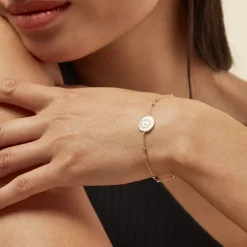 Bracelet Artea Plaqué Or Jaune Oxyde De Zirconium