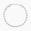 Bracelet Ashlee Argent Blanc
