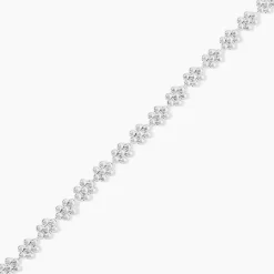 Bracelet Ashlee Argent Blanc