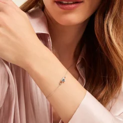 Bracelet Atieno Argent Blanc Oxyde De Zirconium