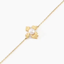 Bracelet Audley Or Jaune Perle De Culture