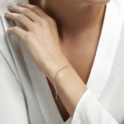 Bracelet Aune Argent Blanc