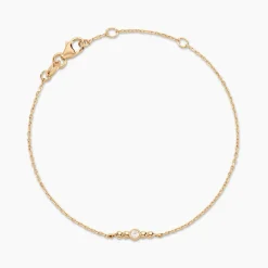 Bracelet Aura Plaqué Or Jaune Oxyde De Zirconium