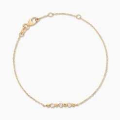 Bracelet Aura Plaqué Or Jaune Oxyde De Zirconium