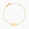 Bracelet Aurida Papillon Or Jaune Perle De Culture