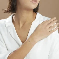 Bracelet Aveline Or Blanc Diamant