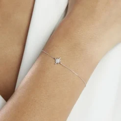 Bracelet Aveline Or Blanc Diamant