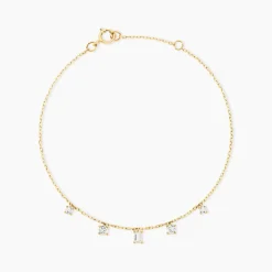 Bracelet Avner Or Jaune Oxyde De Zirconium