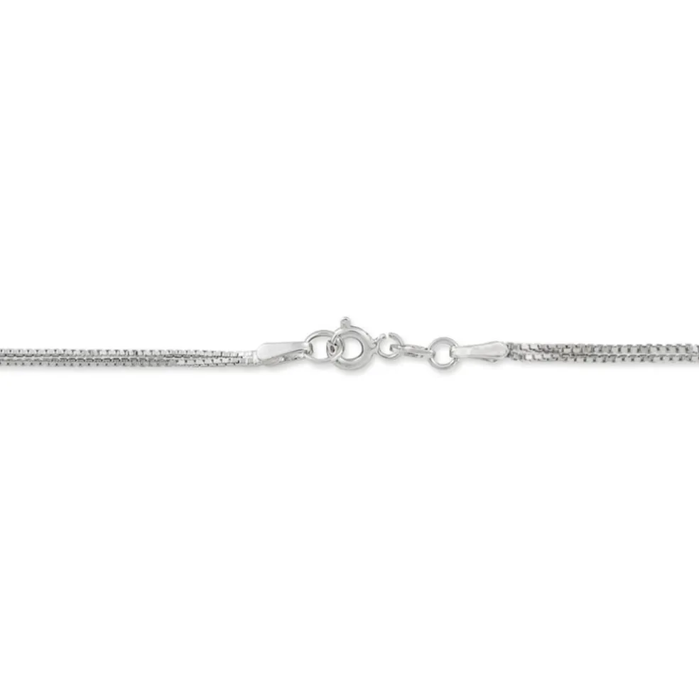 Bracelet Ayann Argent Blanc