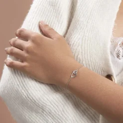 Bracelet Azylis Argent Blanc Oxyde De Zirconium