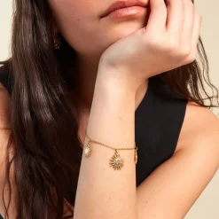 Bracelet Bastia Acier Jaune