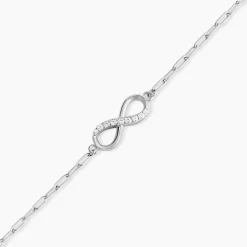 Bracelet Bastin Argent Blanc Oxyde De Zirconium