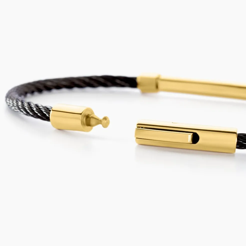 Bracelet Bellagio Acier Bicolore Oxyde De Zirconium