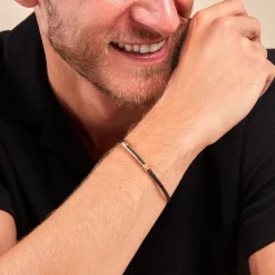 Bracelet Bellagio Acier Bicolore Oxyde De Zirconium