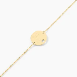 Bracelet Benedicte Message Or Jaune