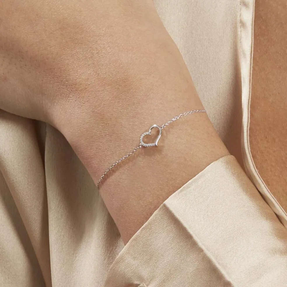 Bracelet Bertille Argent Blanc Oxyde De Zirconium