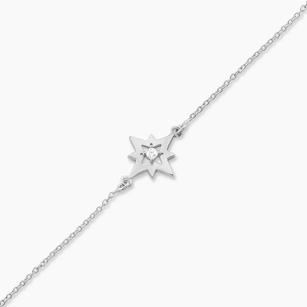 Bracelet Beverlie Argent Blanc Oxyde De Zirconium