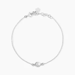 Bracelet Bilao Argent Blanc