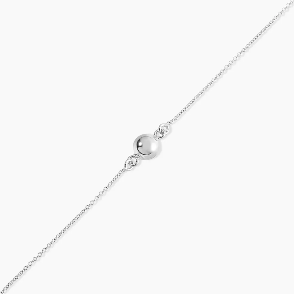 Bracelet Bilao Argent Blanc