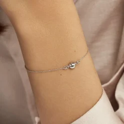Bracelet Bilao Argent Blanc