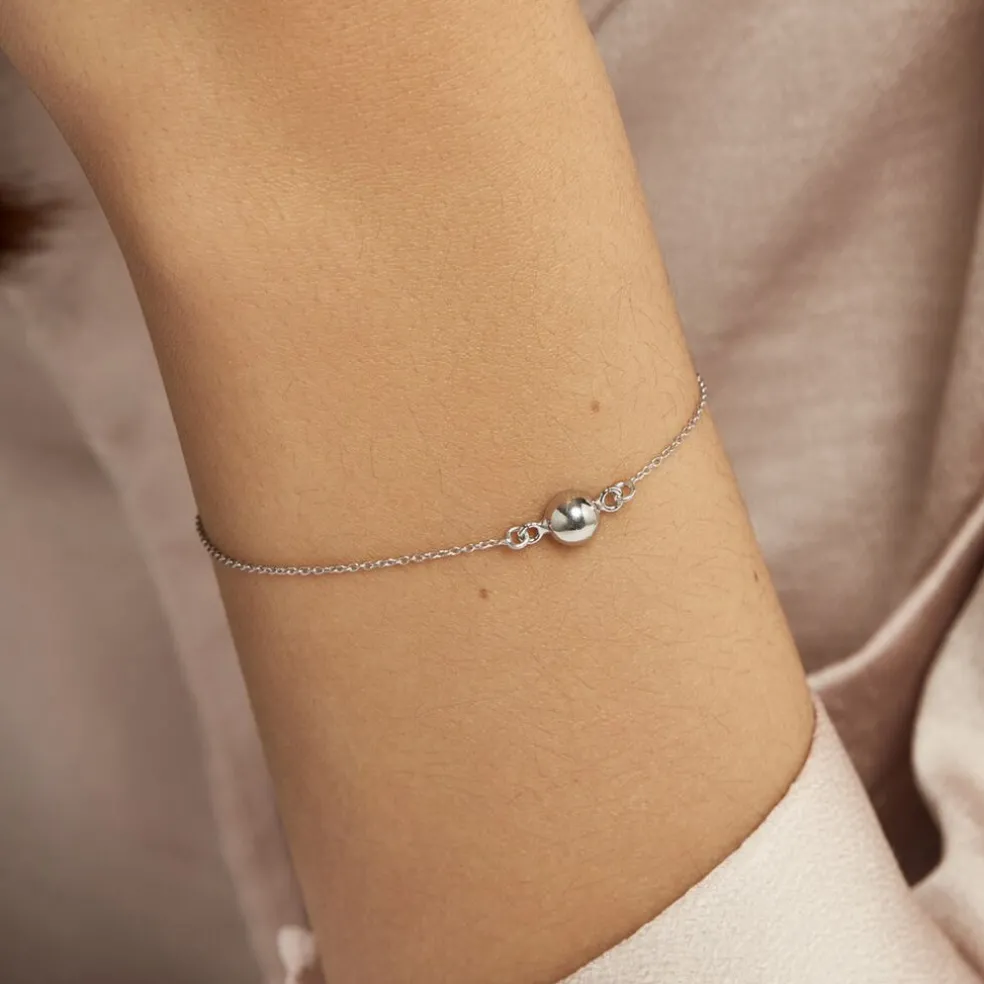 Bracelet Bilao Argent Blanc