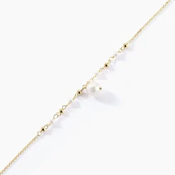 Bracelet Bindy Or Jaune Perle De Culture