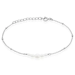 Bracelet Blaine Argent Blanc Perle De Culture