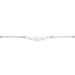 Bracelet Blaine Argent Blanc Perle De Culture