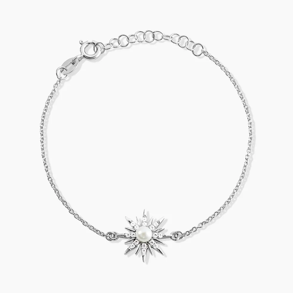 Bracelet Blanca Argent Blanc Perle De Culture