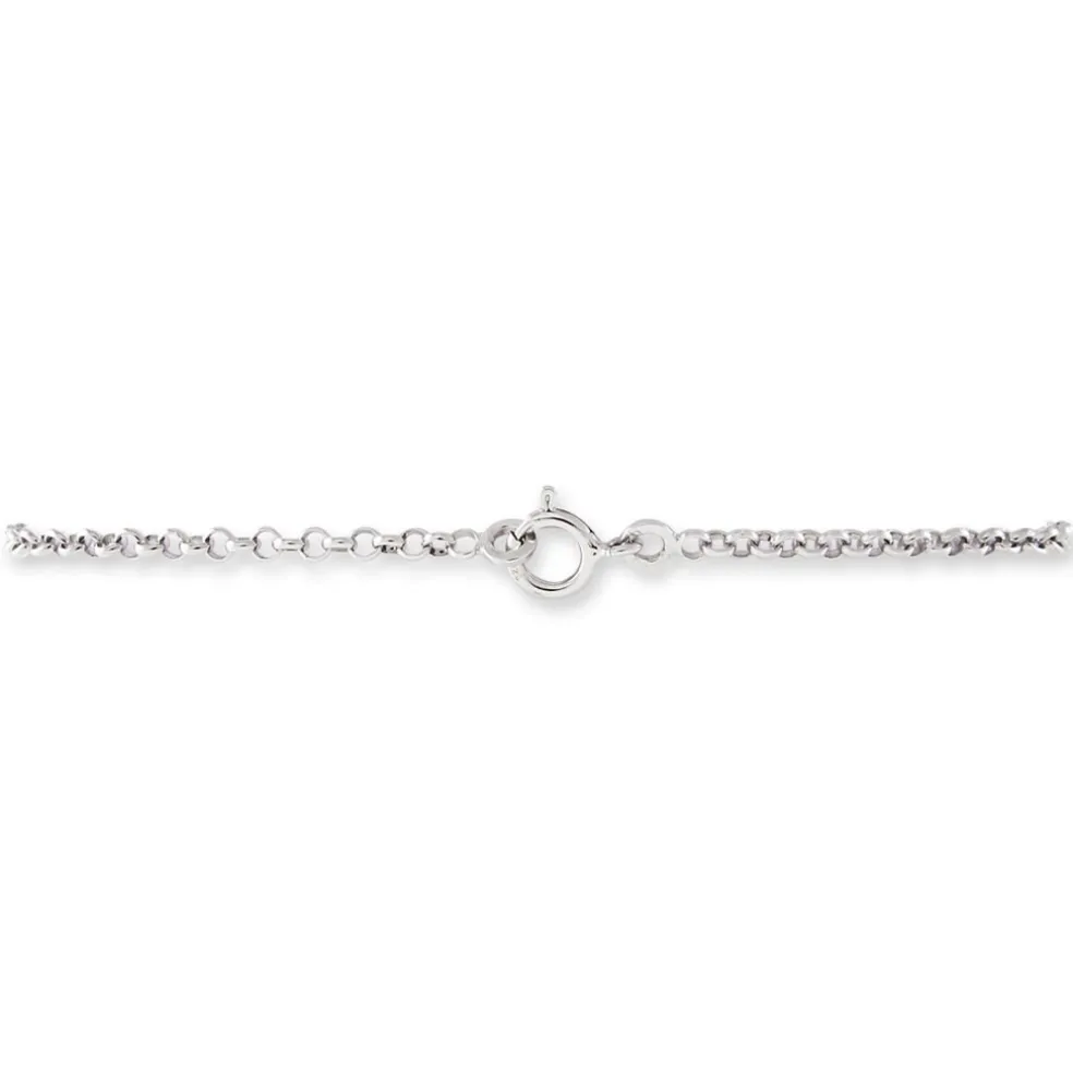 Bracelet Ble Argent Blanc Oxyde De Zirconium
