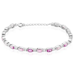 Bracelet Brielle Argent Blanc Oxyde De Zirconium