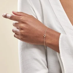 Bracelet Brody Plaqué Or Jaune Oxydes De Zirconium