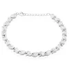Bracelet Brogan Argent Blanc Oxyde De Zirconium