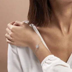 Bracelet Brunilda Argent Blanc Oxyde De Zirconium