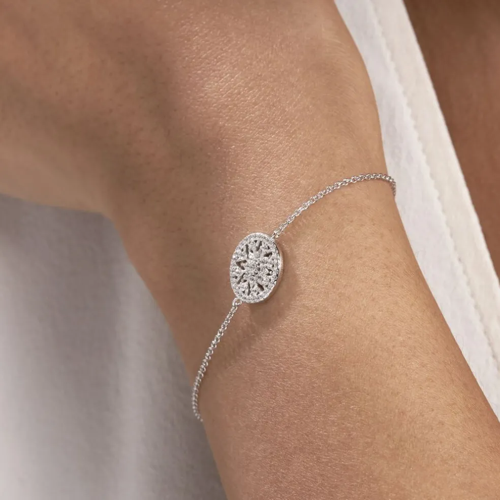 Bracelet Brunilda Argent Blanc Oxyde De Zirconium