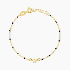 Bracelet Bubble Argent Jaune Oxyde De Zirconium