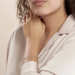 Bracelet Bulle Argent Blanc