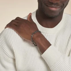 Bracelet Cadia Antique Acier Noir