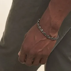 Bracelet Cadia Antique Acier Noir