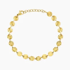 Bracelet Calliandra Acier Jaune