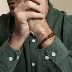 Bracelet Calvino Acier Blanc