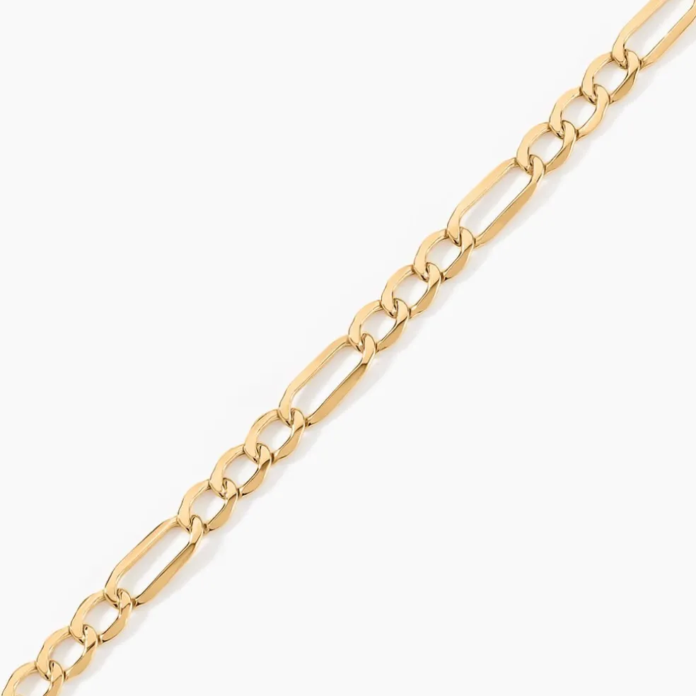 Bracelet Cameo Alternee 1/3 Or Jaune