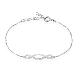 Bracelet Carla Argent Blanc Oxyde De Zirconium