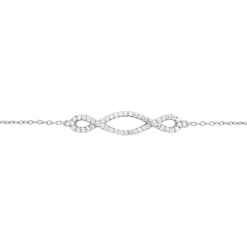 Bracelet Carla Argent Blanc Oxyde De Zirconium