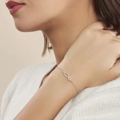 Bracelet Carla Argent Blanc Oxyde De Zirconium