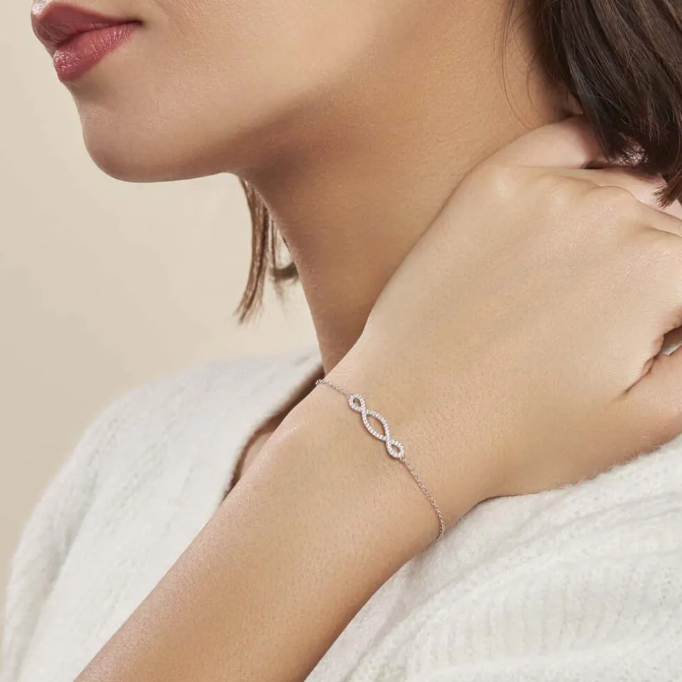 Bracelet Carla Argent Blanc Oxyde De Zirconium