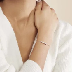 Bracelet Carlie Argent Blanc Oxyde De Zirconium