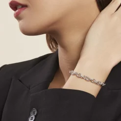 Bracelet Carola Argent Blanc